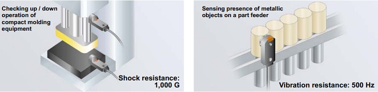 Panasonic Industrial Automation GX-F Rechteckige Induktivnäherungssensoren